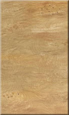 Mottling was used to create the background for this sample of wood-graining