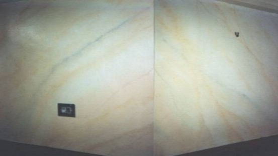 Marbleized walls