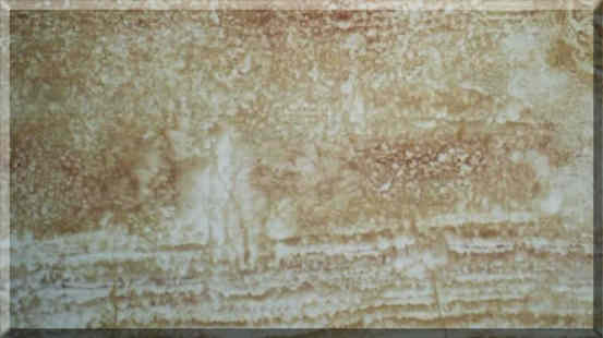 Travertine marbling